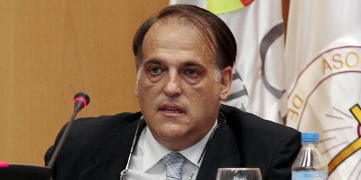 Tebas, presidente de la Liga de Fútbol Profesional. Tebas, presidente de la Liga de Fútbol Profesional.
