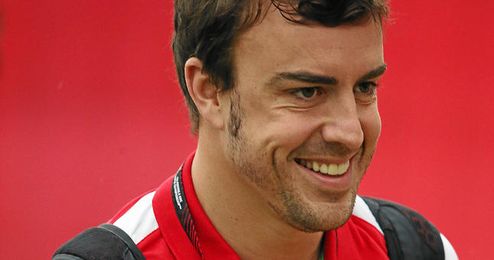 Alonso durante el Gran Premio de España. Alonso durante el Gran Premio de España.