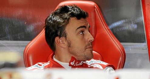 Fernando Alonso durante los entrenamientos del Gran Premio de España. Fernando Alonso durante los entrenamientos del Gran Premio de España.