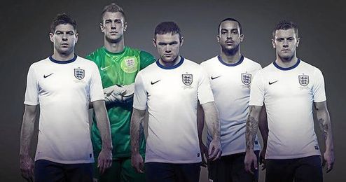 Nueva camiseta de Inglaterra. Nueva camiseta de Inglaterra.