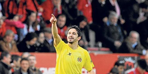 Jonathan Pereira, autor del gol del ascenso del Villarreal a Primera. Jonathan Pereira, autor del gol del ascenso del Villarreal a Primera.