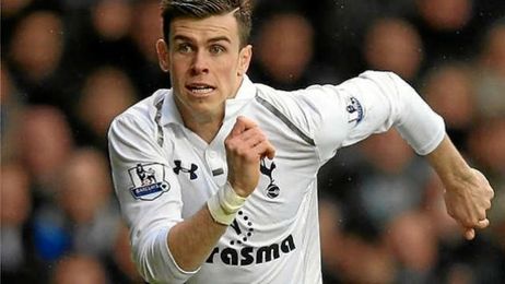 Gareth Bale en un partido con el Tottenham. Gareth Bale en un partido con el Tottenham.