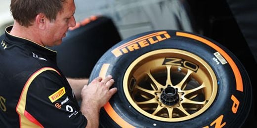 Neumáticos Pirelli de compuesto duro, llevados a Silverstone Neumáticos Pirelli de compuesto duro, llevados a Silverstone