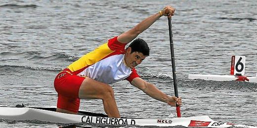 David Cal durante una prueba en los JJOO de Londres 2012. David Cal durante una prueba en los JJOO de Londres 2012.