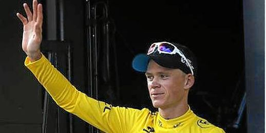Froome se viste de amarillo en la primera toma de contacto con los Pirineos. Froome se viste de amarillo en la primera toma de contacto con los Pirineos.
