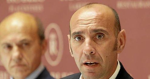 Monchi, en la presentación de Pareja Monchi, en la presentación de Pareja