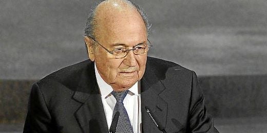 El presidente de la FIFA, Joseph Blatter El presidente de la FIFA, Joseph Blatter