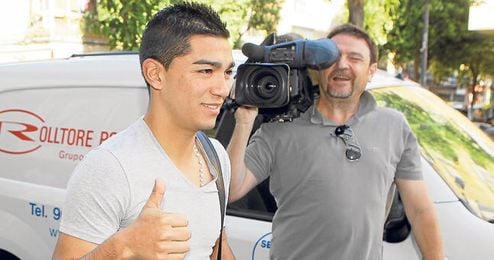Lolo Reyes, feliz por el resultado Lolo Reyes, feliz por el resultado