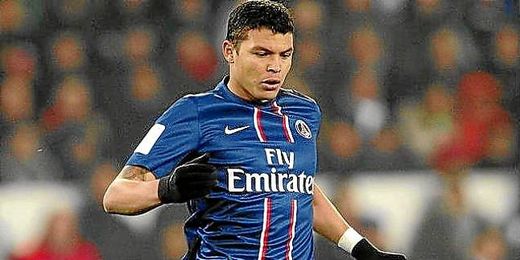 Thiago Silva en el club parisino. Thiago Silva en el club parisino.
