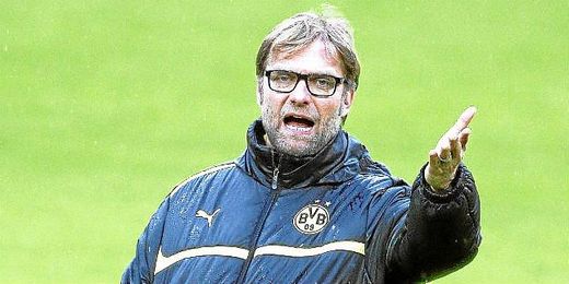 Jurgen Klopp, entrenador del Borussia Dortmund Jurgen Klopp, entrenador del Borussia Dortmund