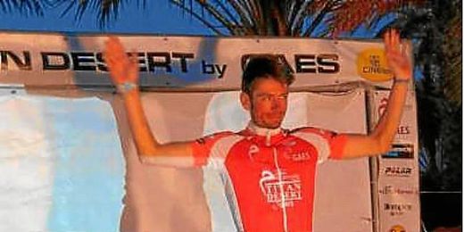 Luis Leao Pinto, ganador de la Titan Desert 2013. Luis Leao Pinto, ganador de la Titan Desert 2013.