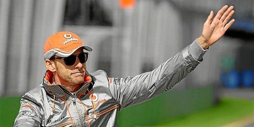 En la foto, Jenson Button tras unos entrenamientos. En la foto, Jenson Button tras unos entrenamientos.