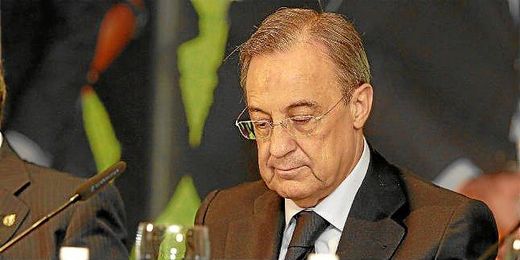 Florentino Pérez, presidente del Real Madrid, en rueda de prensa Florentino Pérez, presidente del Real Madrid, en rueda de prensa
