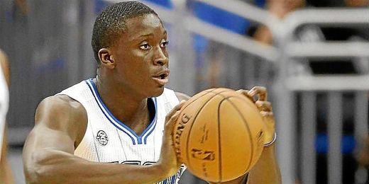 Oladipo durante un partido con los Orlando Magic. Oladipo durante un partido con los Orlando Magic.