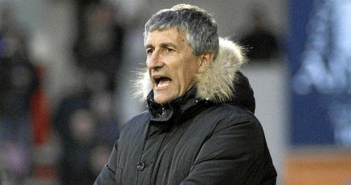 Quique Setién lleva cinco temporadas entrenando al Lugo. Quique Setién lleva cinco temporadas entrenando al Lugo.