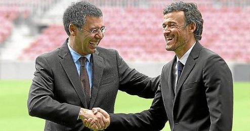 Luis Enrique tendrá que frenar su actividad veraniega. Luis Enrique tendrá que frenar su actividad veraniega.