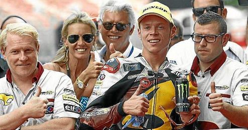Rabat, ayer tras conseguir la pole en Montmeló. Rabat, ayer tras conseguir la pole en Montmeló.