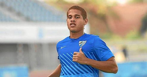 Roberto Chen en un entrenamiento con el plantel malaguista el pasado verano. Roberto Chen en un entrenamiento con el plantel malaguista el pasado verano.