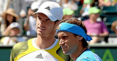 Imagen del último partido entre Murray y Ferrer. Imagen del último partido entre Murray y Ferrer.