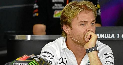 Nico Rosberg, piloto alemán de Mercedes. Nico Rosberg, piloto alemán de Mercedes.