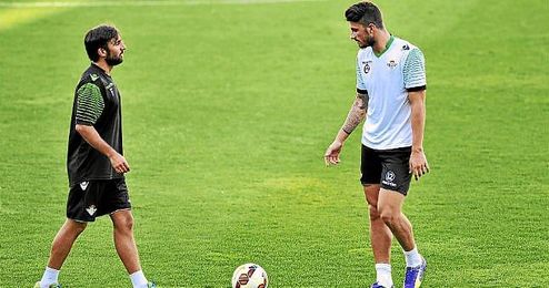 Piccini, durante un entrenamiento. Piccini, durante un entrenamiento.