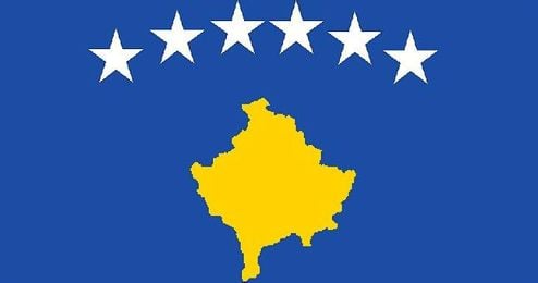 Bandera de Kosovo. Bandera de Kosovo.