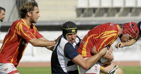 Imagen del encuentro entre Helvetia y Alcobendas Rugby. Imagen del encuentro entre Helvetia y Alcobendas Rugby.