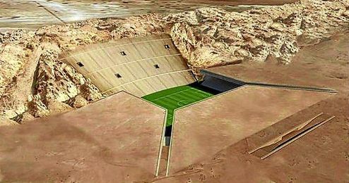 Imagen de uno de los estadios donde se disputará el Mundial de Qatar 2022. Imagen de uno de los estadios donde se disputará el Mundial de Qatar 2022.