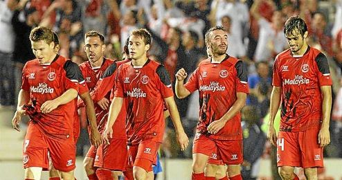 Aspas celebra uno de los goles del miércoles. Aspas celebra uno de los goles del miércoles.