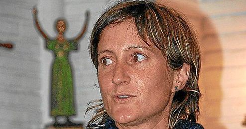 Anna Corbella en una rueda de prensa. Anna Corbella en una rueda de prensa.