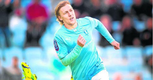 Emil Forsberg fue titular ayer en Liga de Campeones con el Malmö. Emil Forsberg fue titular ayer en Liga de Campeones con el Malmö.