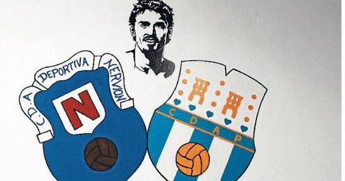 Uno de los vestuarios del Municipal Antonio Puerta fue pintado con los escudos y el rostro del jugador. Uno de los vestuarios del Municipal Antonio Puerta fue pintado con los escudos y el rostro del jugador.
