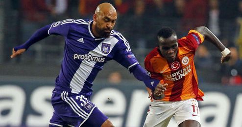 Lance del Anderlecht-Galatasaray disputado el pasado 26 de noviembre. Lance del Anderlecht-Galatasaray disputado el pasado 26 de noviembre.