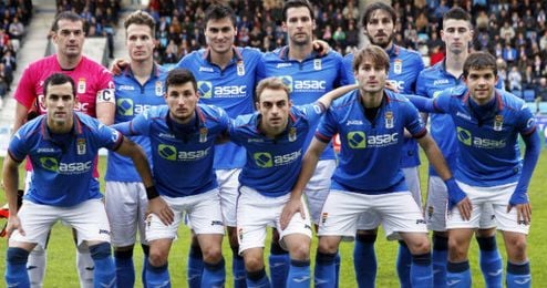 Once inicial del Oviedo en un partido Once inicial del Oviedo en un partido