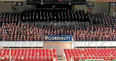 Foto de familia sevillista. Foto de familia sevillista.