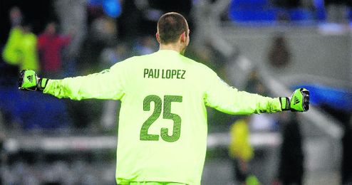 Pau López está siendo protagonista en la Copa del Rey. Pau López está siendo protagonista en la Copa del Rey.