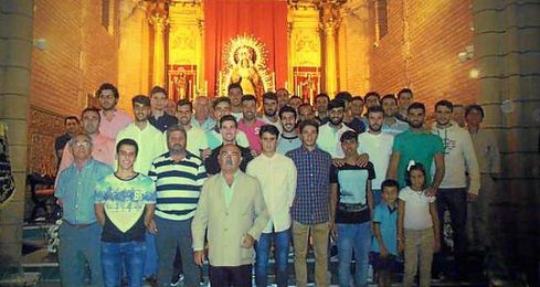 Imagen del club en la parroquia de Sta. María de la Estrella . Imagen del club en la parroquia de Sta. María de la Estrella .