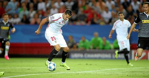 Vitolo cuajó una gran actuación y provocó dos penaltis. Vitolo cuajó una gran actuación y provocó dos penaltis.
