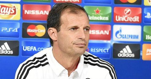 Allegri, en rueda de prensa. Allegri, en rueda de prensa.