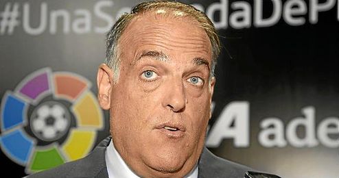 Javier Tebas, presidente de LaLiga. Javier Tebas, presidente de LaLiga.