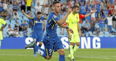 El ´9´ del Getafe no estará en el Sánchez-Pizjuán. El ´9´ del Getafe no estará en el Sánchez-Pizjuán.