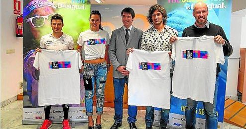 El edificio Laredo acogió la presentación de la Color Run. El edificio Laredo acogió la presentación de la Color Run.