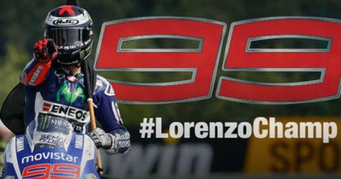 Jorge Lorenzo, campeón del mundo de MotoGP Jorge Lorenzo, campeón del mundo de MotoGP