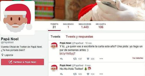 La cuenta de los Reyes Magos tiene ya más de 1800 seguidores. La cuenta de los Reyes Magos tiene ya más de 1800 seguidores.