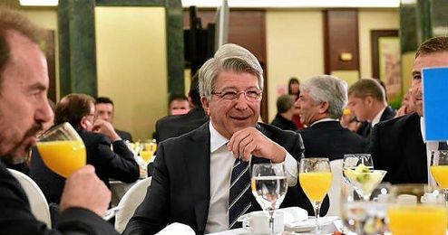 Enrique Cerezo habla un día después de auparse al coliderato de la competición junto al Barça. Enrique Cerezo habla un día después de auparse al coliderato de la competición junto al Barça.