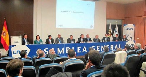 Imagen de la asamblea de LNFS. Imagen de la asamblea de LNFS.