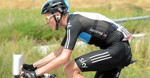 Chris Froome en la pasada edición de la Vuelta a Andalucía. Chris Froome en la pasada edición de la Vuelta a Andalucía.