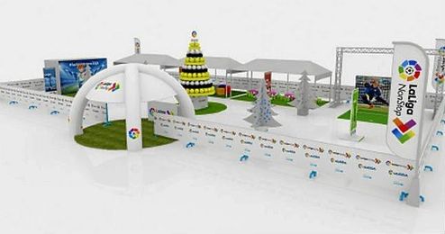 Imagen del proyecto ´La Liga Non Stop´. Imagen del proyecto ´La Liga Non Stop´.