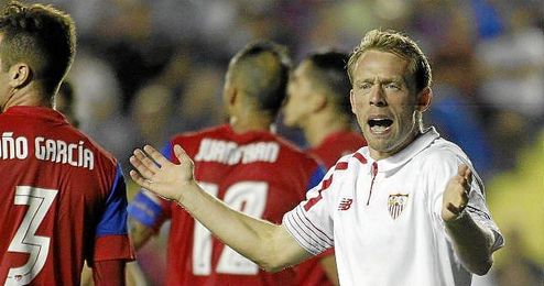 Imagen del Levante-SevillaFC de la primera vuelta de LaLiga. Imagen del Levante-SevillaFC de la primera vuelta de LaLiga.
