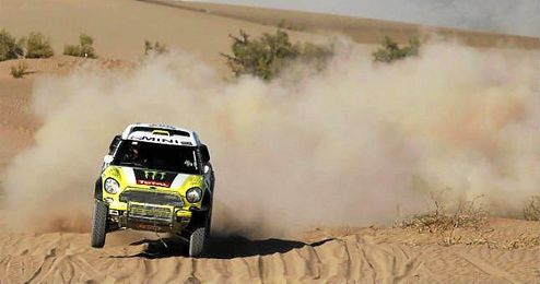 En la imagen, Nani Roma en el Rally Dakar. En la imagen, Nani Roma en el Rally Dakar.